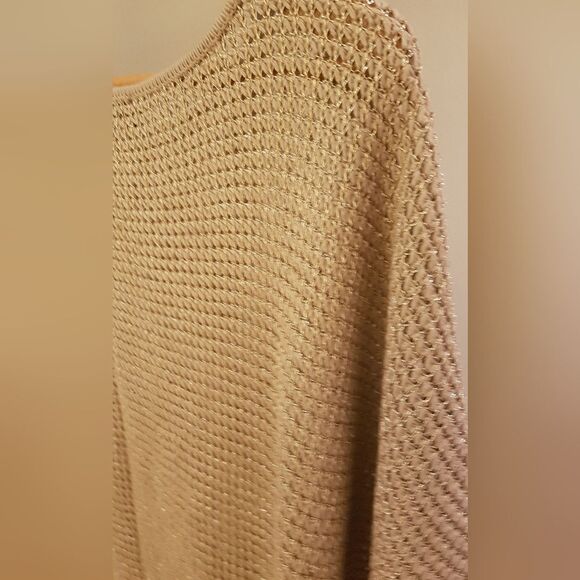 INC International Concepts *NWOT* GOLD Sweater Size Medium * Stunning! - Picture 6 of 14